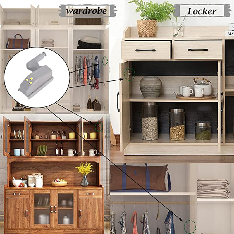 قم بإضاءة خزائنك تلقائيًا بكل سهولة